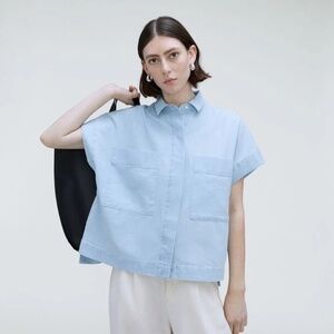 Everlane Rechambray Box Shirt